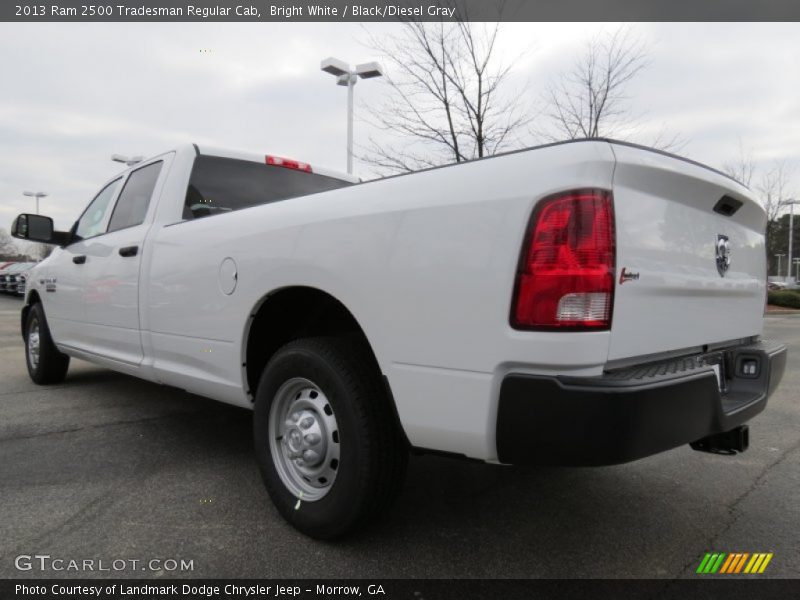 Bright White / Black/Diesel Gray 2013 Ram 2500 Tradesman Regular Cab