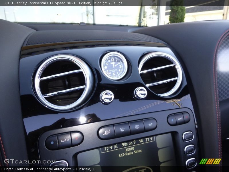 Controls of 2011 Continental GTC Speed 80-11 Edition