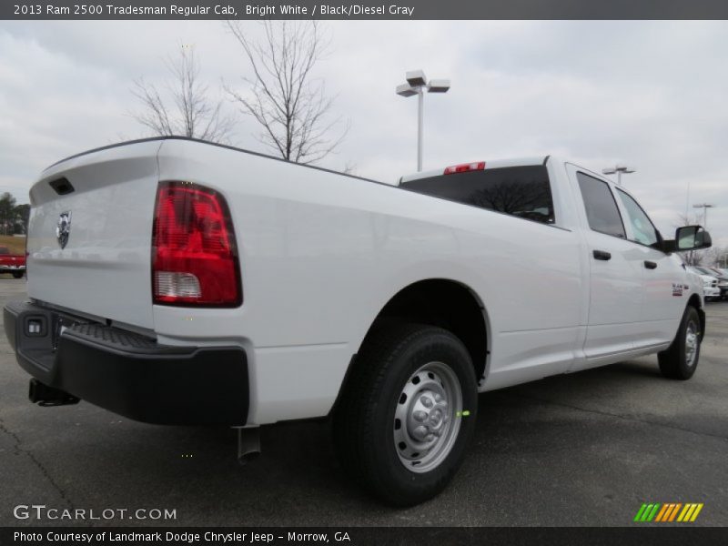 Bright White / Black/Diesel Gray 2013 Ram 2500 Tradesman Regular Cab