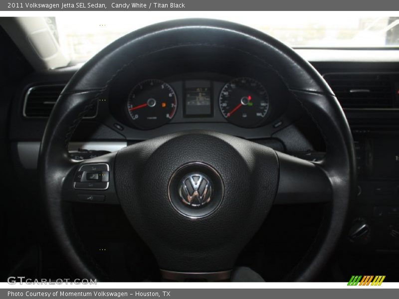 Candy White / Titan Black 2011 Volkswagen Jetta SEL Sedan