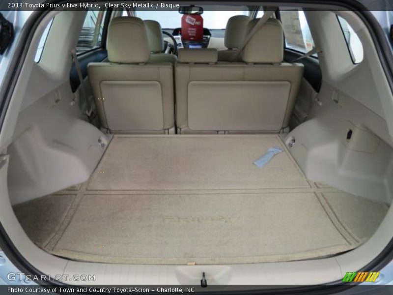 Clear Sky Metallic / Bisque 2013 Toyota Prius v Five Hybrid