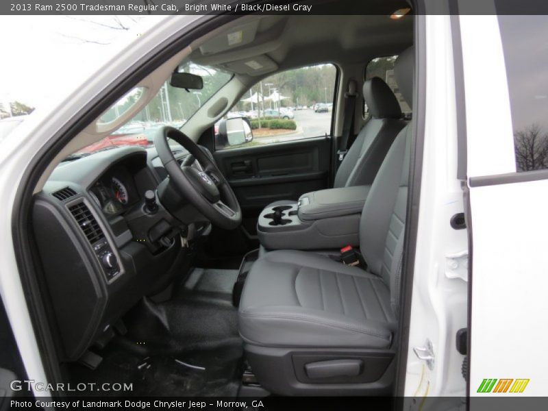 Bright White / Black/Diesel Gray 2013 Ram 2500 Tradesman Regular Cab