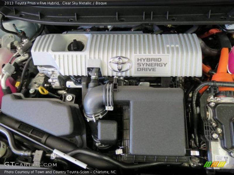 Clear Sky Metallic / Bisque 2013 Toyota Prius v Five Hybrid