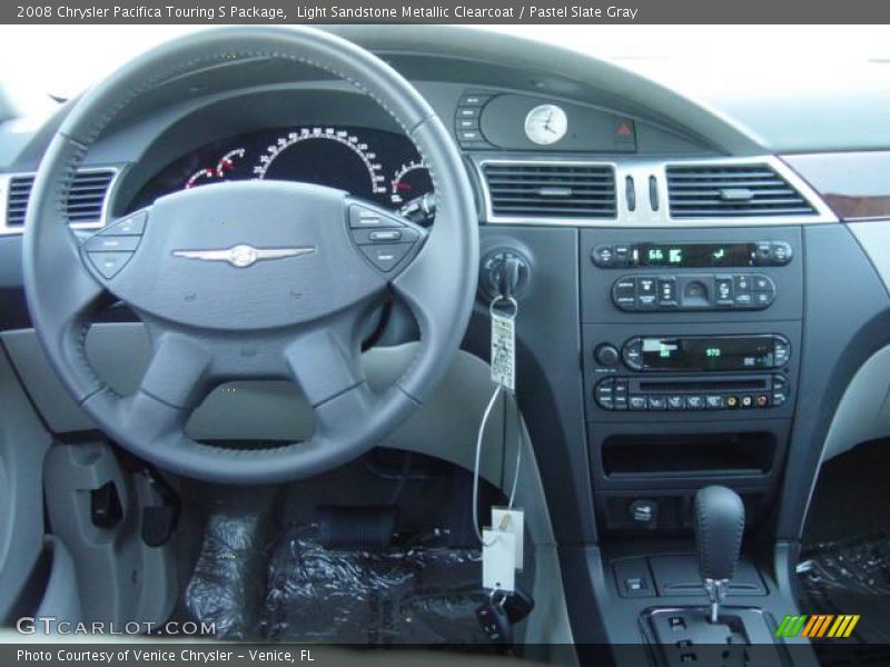 Light Sandstone Metallic Clearcoat / Pastel Slate Gray 2008 Chrysler Pacifica Touring S Package