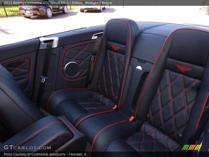 Rear Seat of 2011 Continental GTC Speed 80-11 Edition