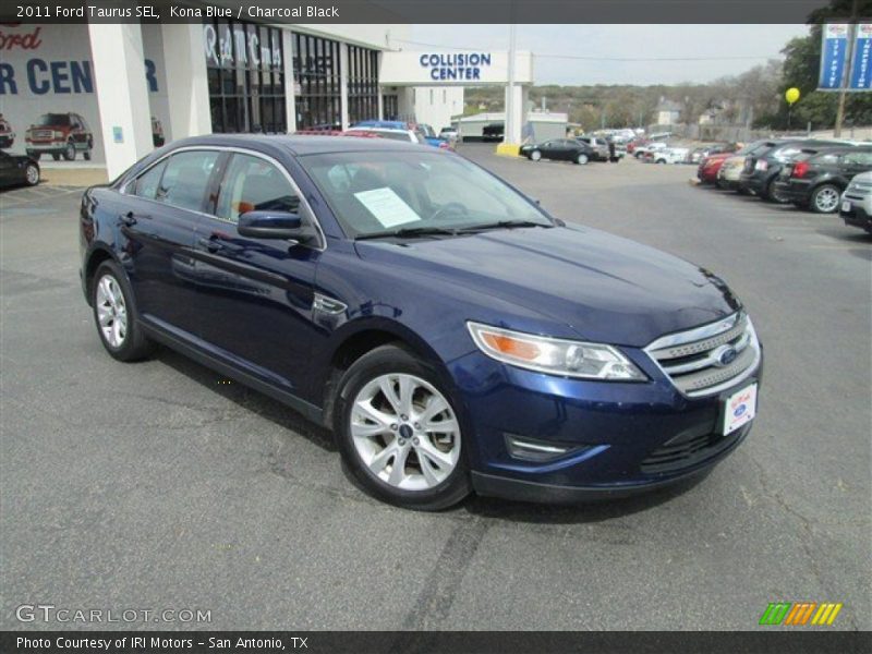 Kona Blue / Charcoal Black 2011 Ford Taurus SEL