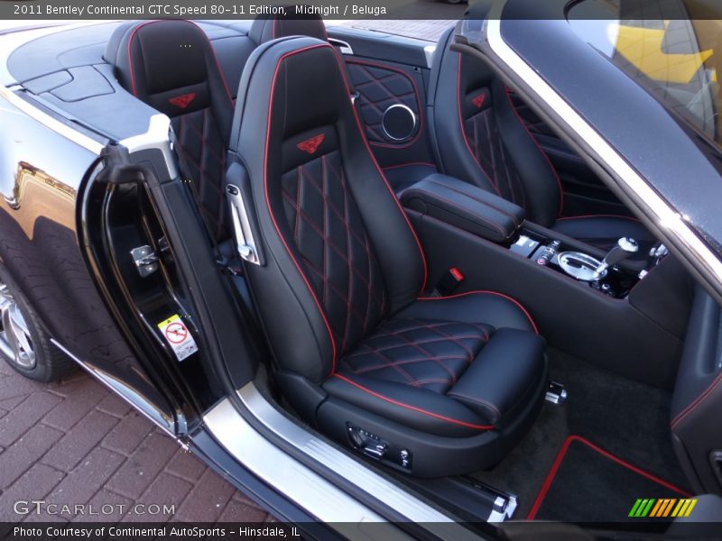 Front Seat of 2011 Continental GTC Speed 80-11 Edition