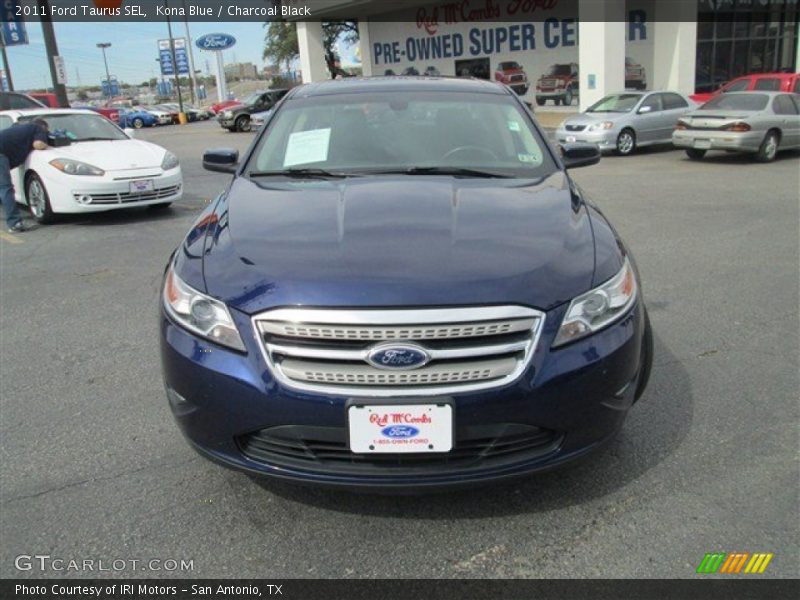 Kona Blue / Charcoal Black 2011 Ford Taurus SEL