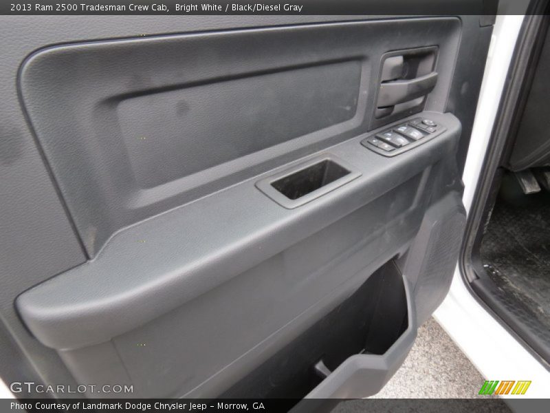 Bright White / Black/Diesel Gray 2013 Ram 2500 Tradesman Crew Cab