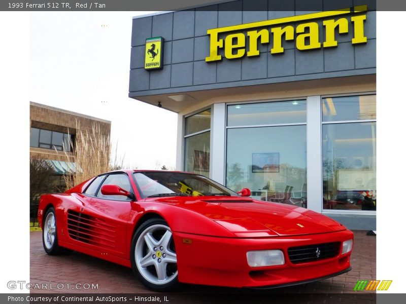 Red / Tan 1993 Ferrari 512 TR