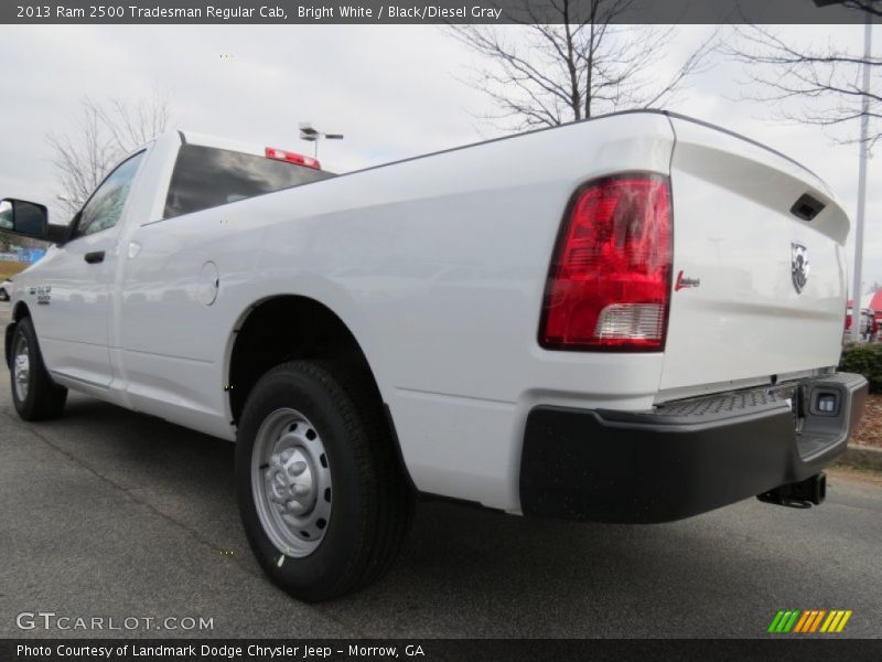 Bright White / Black/Diesel Gray 2013 Ram 2500 Tradesman Regular Cab