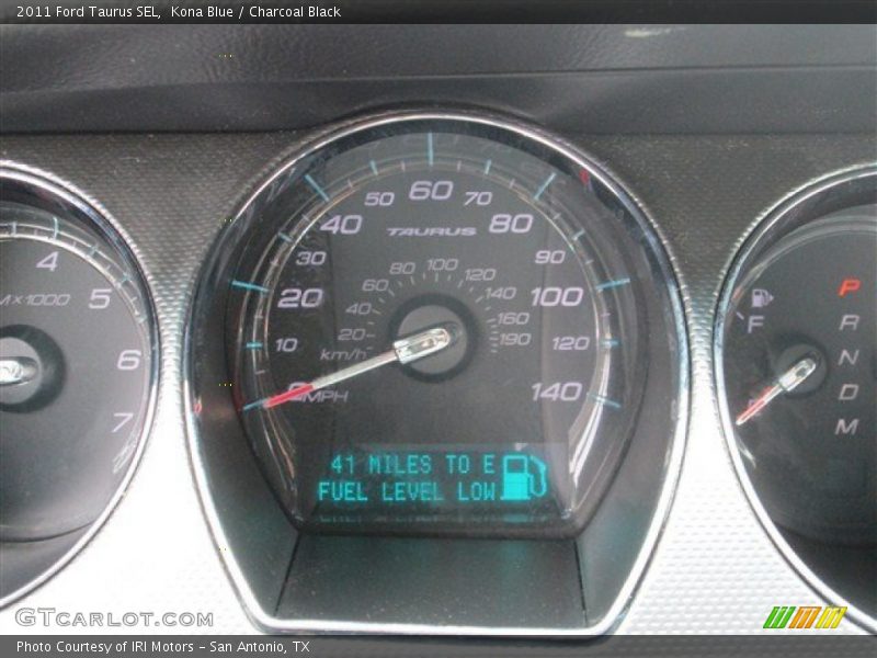 Kona Blue / Charcoal Black 2011 Ford Taurus SEL
