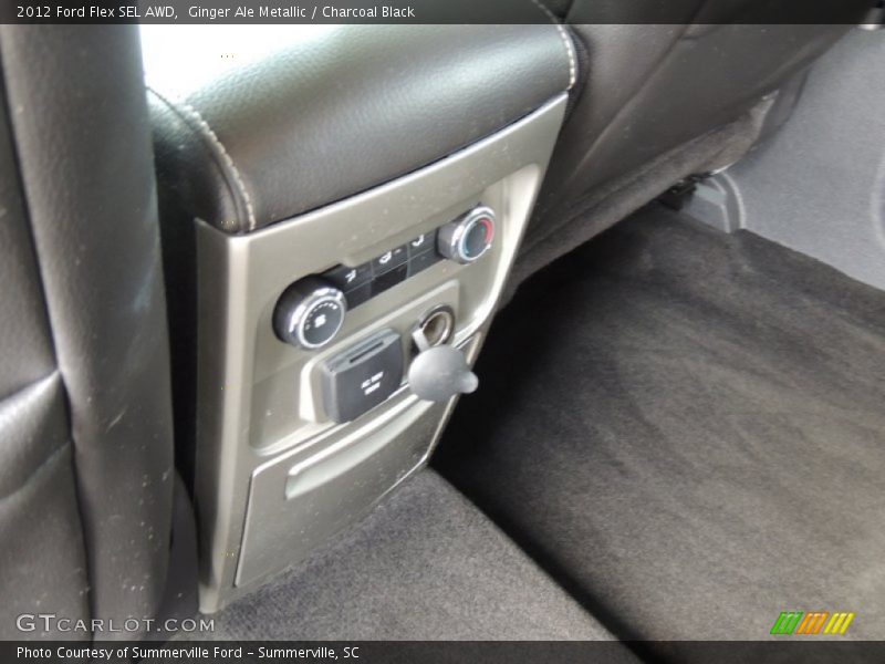 Ginger Ale Metallic / Charcoal Black 2012 Ford Flex SEL AWD