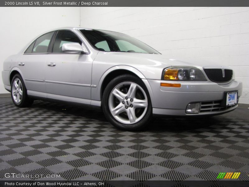 Silver Frost Metallic / Deep Charcoal 2000 Lincoln LS V8