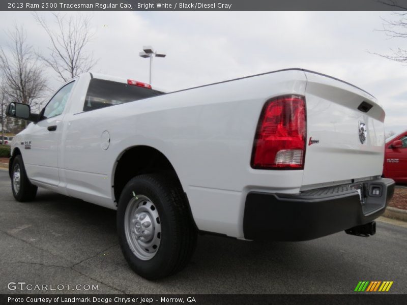 Bright White / Black/Diesel Gray 2013 Ram 2500 Tradesman Regular Cab