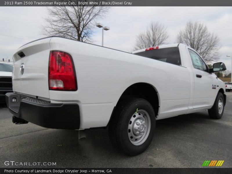 Bright White / Black/Diesel Gray 2013 Ram 2500 Tradesman Regular Cab