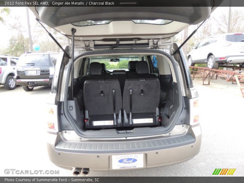Ginger Ale Metallic / Charcoal Black 2012 Ford Flex SEL AWD