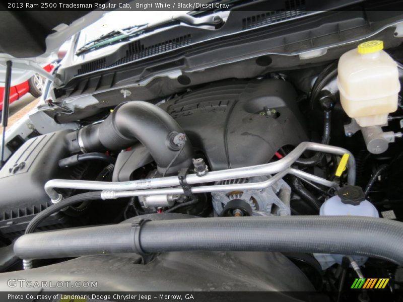 Bright White / Black/Diesel Gray 2013 Ram 2500 Tradesman Regular Cab