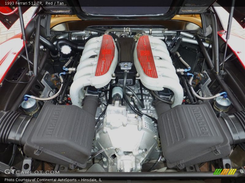  1993 512 TR  Engine - 4.9 Liter DOHC 48-Valve Flat 12 Cylinder