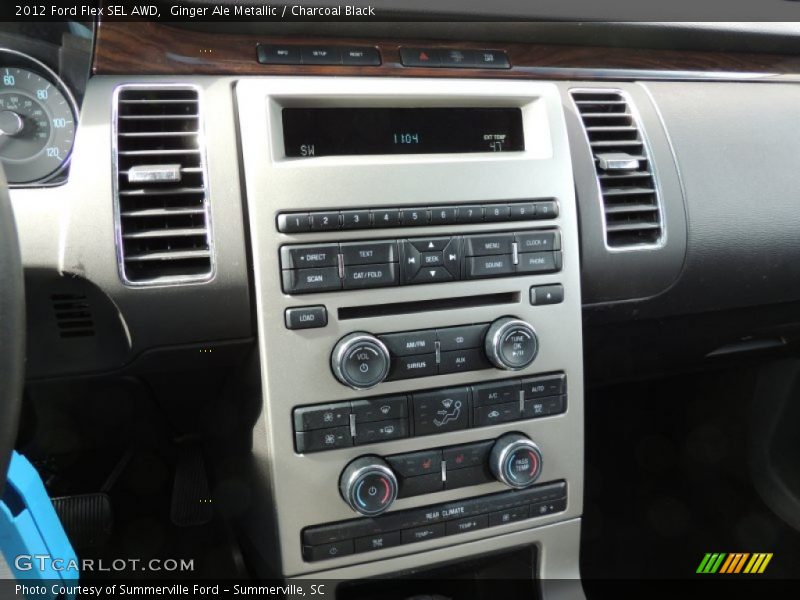 Ginger Ale Metallic / Charcoal Black 2012 Ford Flex SEL AWD