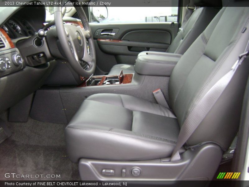 Silver Ice Metallic / Ebony 2013 Chevrolet Tahoe LTZ 4x4