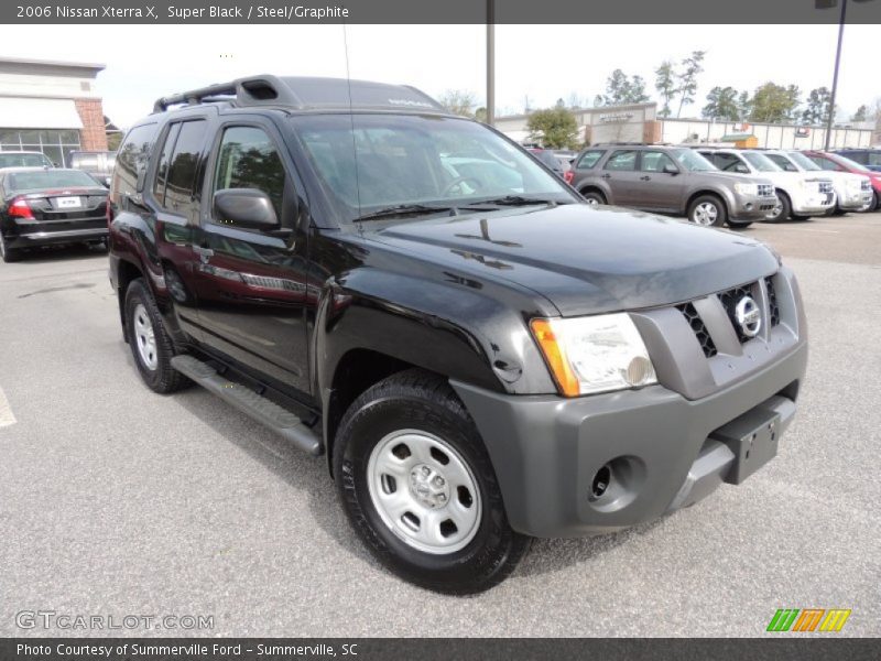 Super Black / Steel/Graphite 2006 Nissan Xterra X