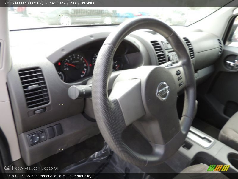Super Black / Steel/Graphite 2006 Nissan Xterra X
