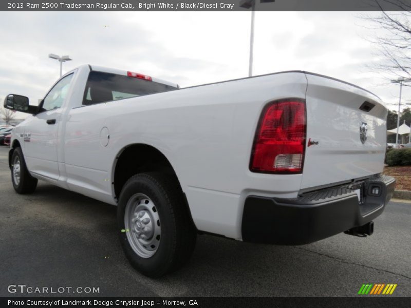 Bright White / Black/Diesel Gray 2013 Ram 2500 Tradesman Regular Cab