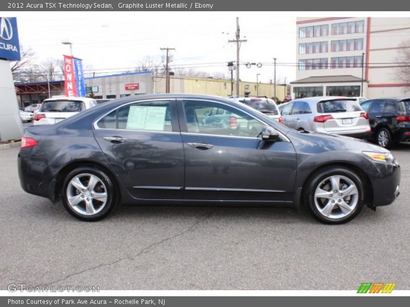 Graphite Luster Metallic / Ebony 2012 Acura TSX Technology Sedan