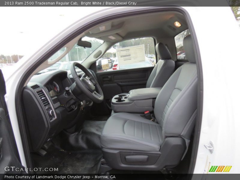 Bright White / Black/Diesel Gray 2013 Ram 2500 Tradesman Regular Cab