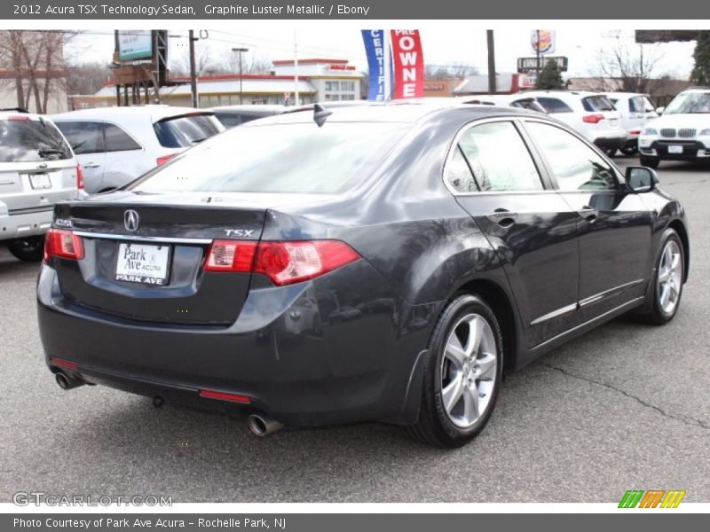 Graphite Luster Metallic / Ebony 2012 Acura TSX Technology Sedan