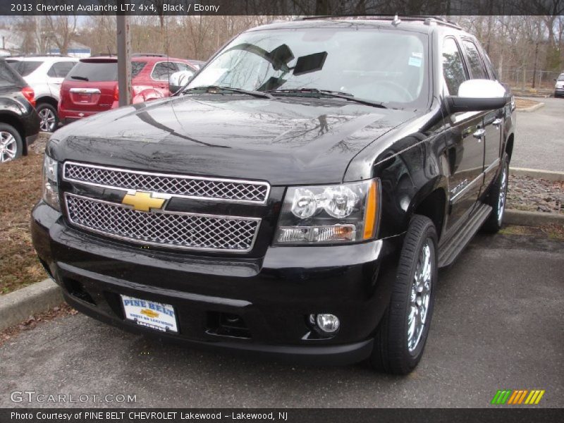 Black / Ebony 2013 Chevrolet Avalanche LTZ 4x4