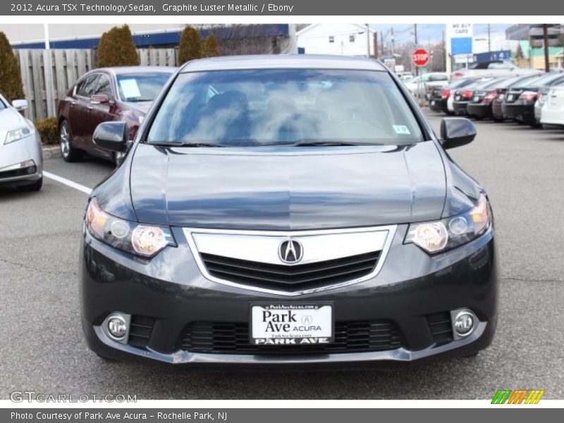 Graphite Luster Metallic / Ebony 2012 Acura TSX Technology Sedan