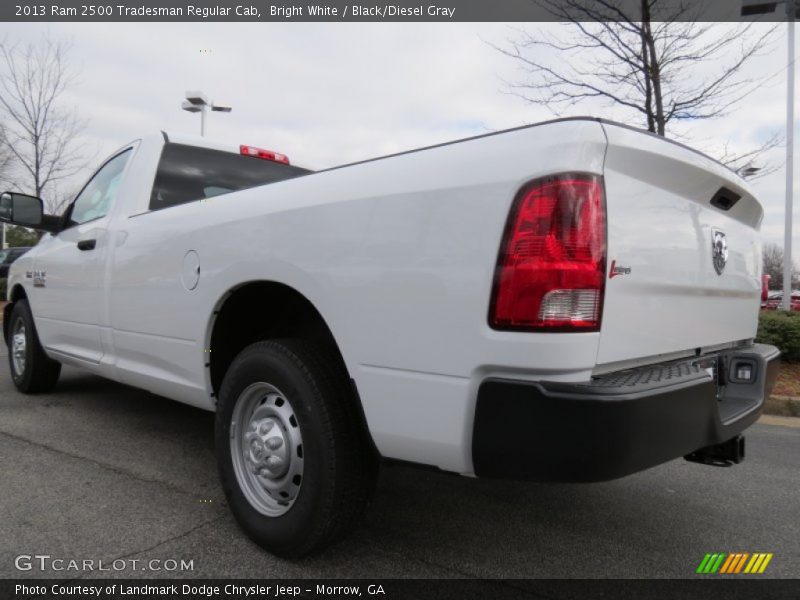 Bright White / Black/Diesel Gray 2013 Ram 2500 Tradesman Regular Cab