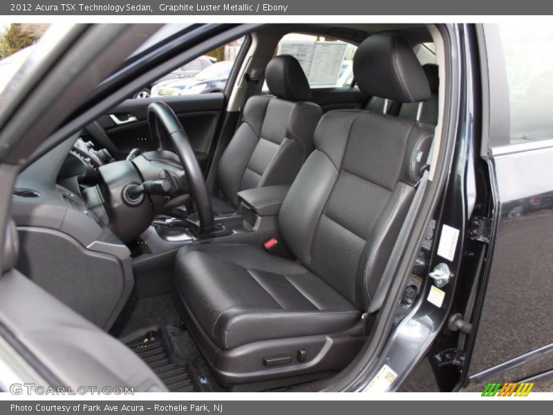 Graphite Luster Metallic / Ebony 2012 Acura TSX Technology Sedan
