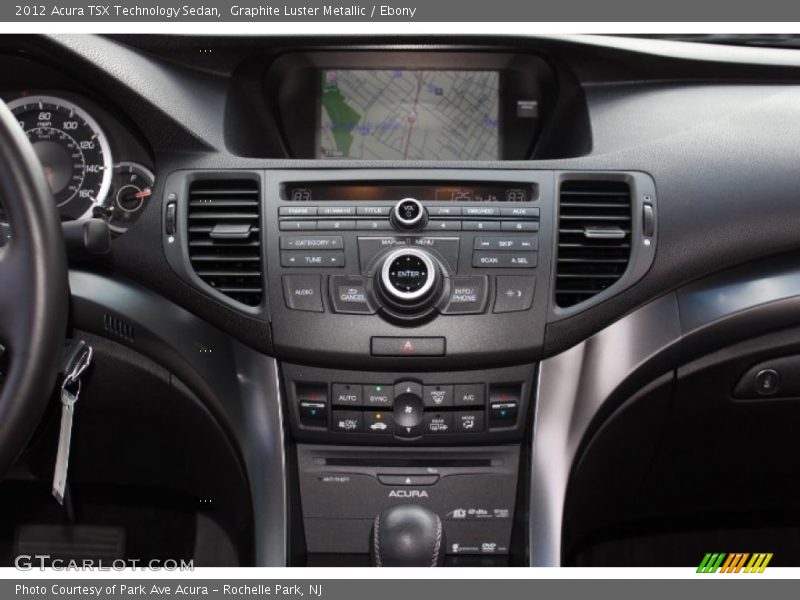 Graphite Luster Metallic / Ebony 2012 Acura TSX Technology Sedan