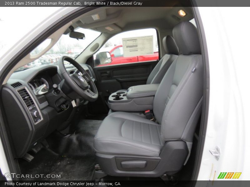  2013 2500 Tradesman Regular Cab Black/Diesel Gray Interior