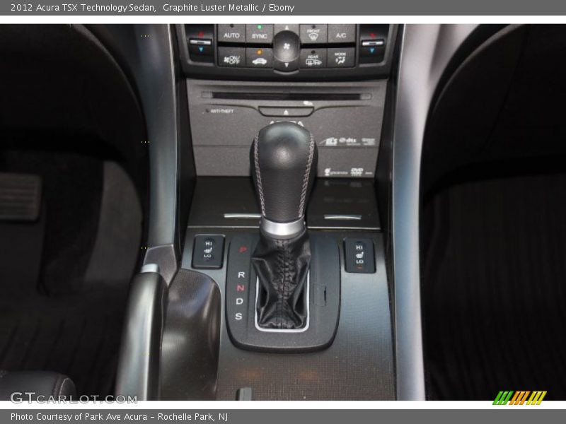 Graphite Luster Metallic / Ebony 2012 Acura TSX Technology Sedan