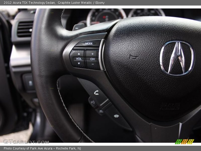 Graphite Luster Metallic / Ebony 2012 Acura TSX Technology Sedan