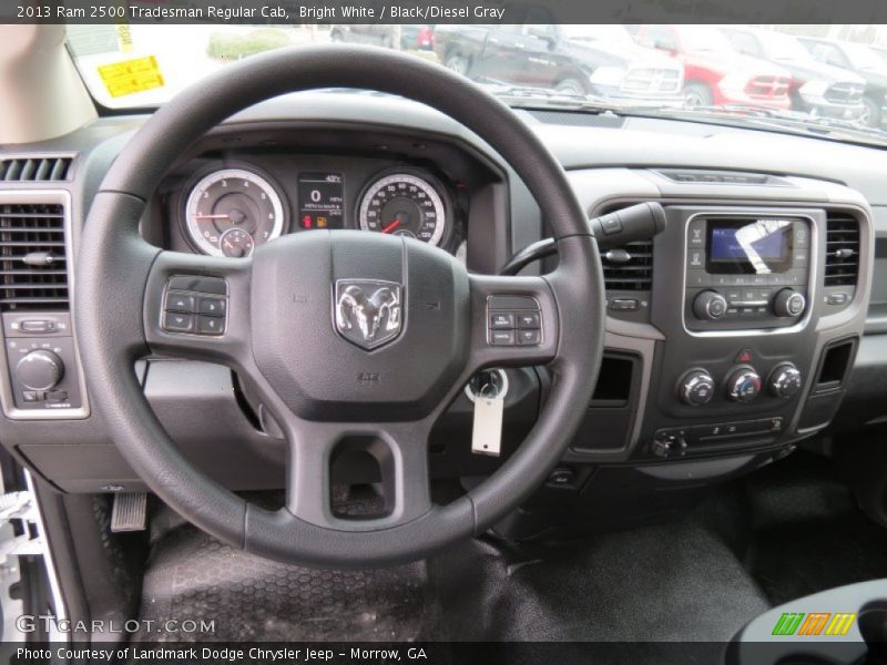 Dashboard of 2013 2500 Tradesman Regular Cab