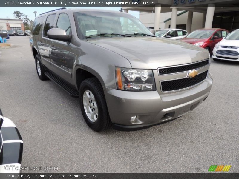 Graystone Metallic / Light Titanium/Dark Titanium 2007 Chevrolet Suburban 1500 LT