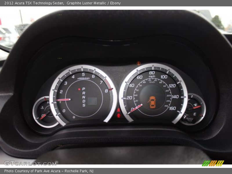 Graphite Luster Metallic / Ebony 2012 Acura TSX Technology Sedan