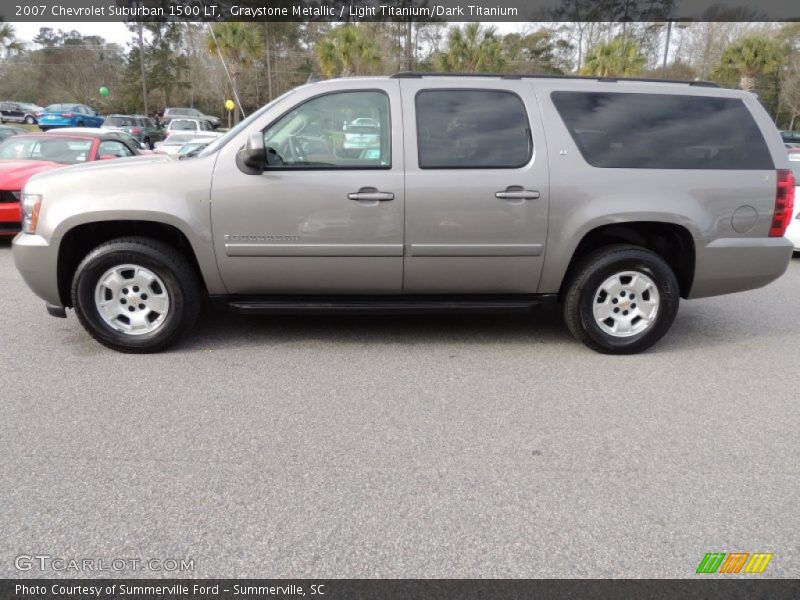 Graystone Metallic / Light Titanium/Dark Titanium 2007 Chevrolet Suburban 1500 LT