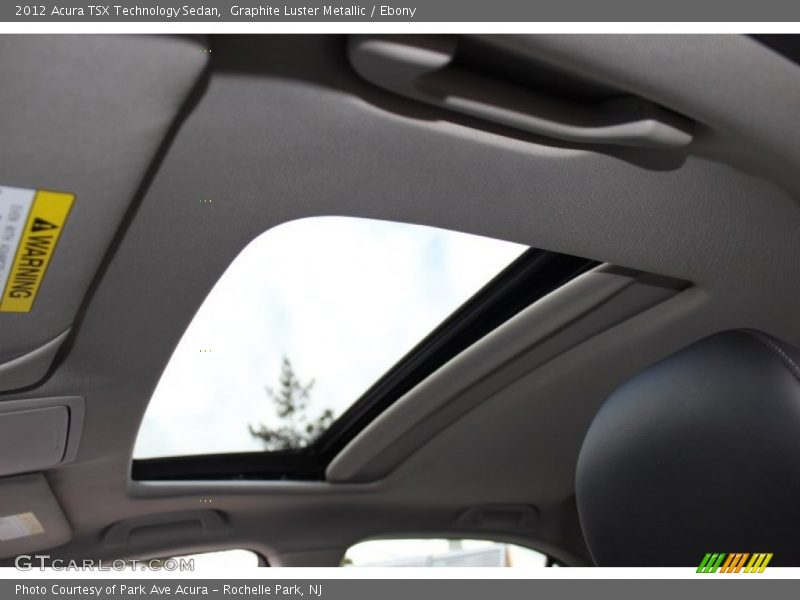Graphite Luster Metallic / Ebony 2012 Acura TSX Technology Sedan