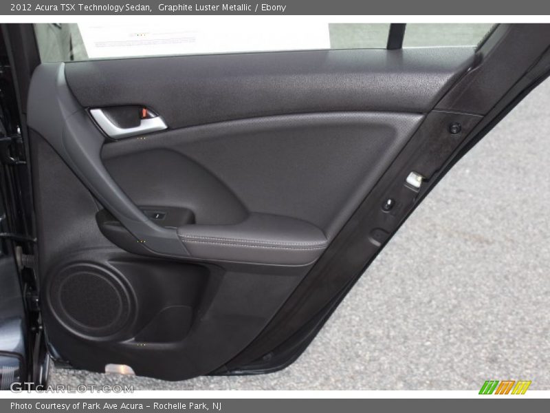 Graphite Luster Metallic / Ebony 2012 Acura TSX Technology Sedan