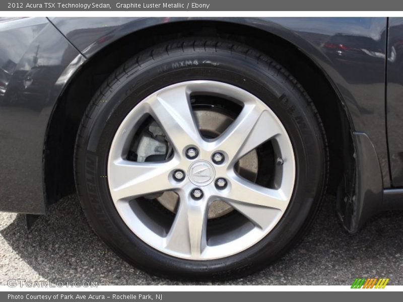 Graphite Luster Metallic / Ebony 2012 Acura TSX Technology Sedan