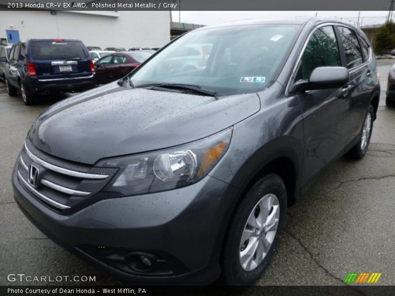 Polished Metal Metallic / Gray 2013 Honda CR-V EX AWD