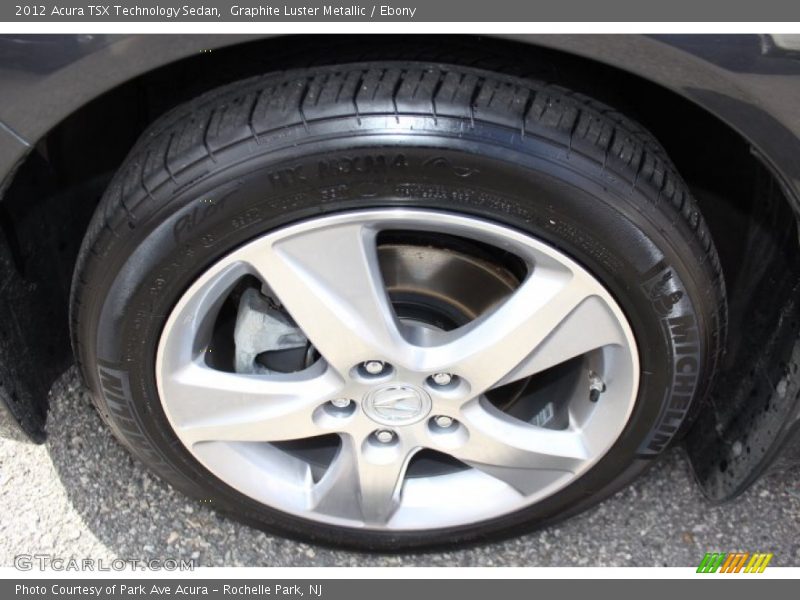 Graphite Luster Metallic / Ebony 2012 Acura TSX Technology Sedan