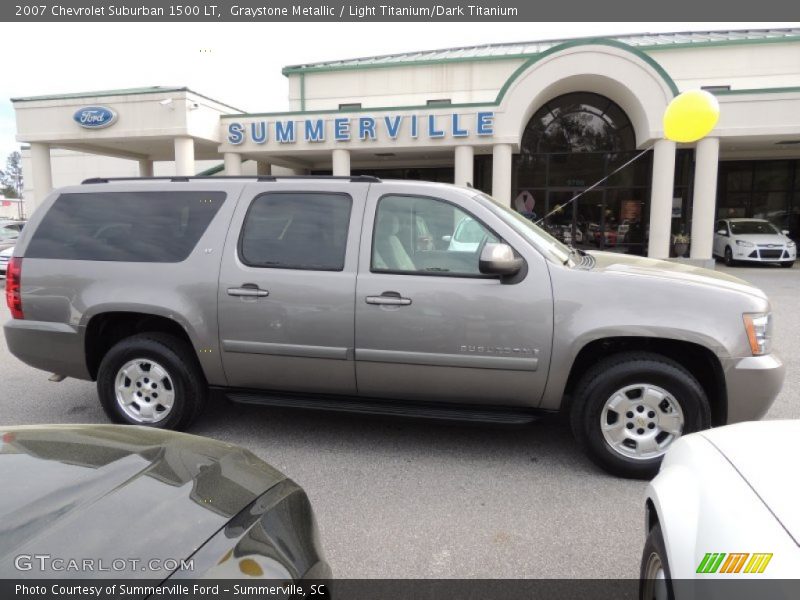 Graystone Metallic / Light Titanium/Dark Titanium 2007 Chevrolet Suburban 1500 LT