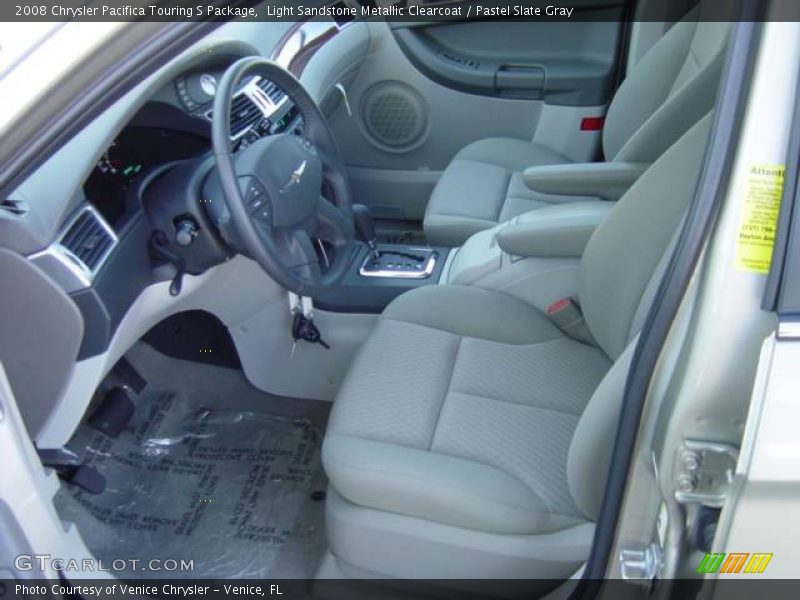Light Sandstone Metallic Clearcoat / Pastel Slate Gray 2008 Chrysler Pacifica Touring S Package